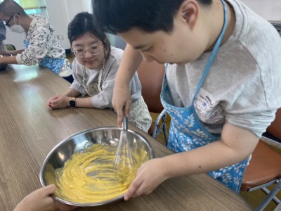 직업적응훈련생 제과제빵훈련 '스모어 쿠키'만들기 이미지