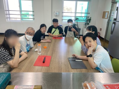 직업적응훈련 가사훈련 '하트맛살전'만들기 이미지