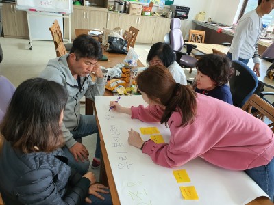 전직원 간담회 진행 이미지