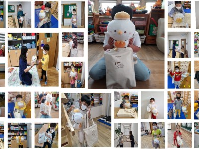 어린이날선물 후원물품 배분 이미지